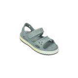  Crocs - Giày Lười Bé Trai Crocband II Sandal PS Concrete/Chartreuse (Xám) 