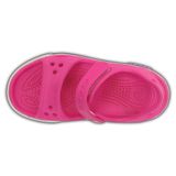  Crocs - Giày Lười Bé Gái Crocband II Sandal PS Neon Magenta/Neon Purple (Hồng) 