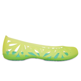  Crocs - Giày Búp Bê Adrina III Flat (Burst/Island Green) 