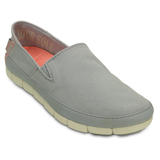  Crocs - Giày Lười Nữ Stretch Sole Loafer (Grey/Stucco) 