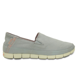  Crocs - Giày Lười Nữ Stretch Sole Loafer (Grey/Stucco) 