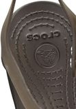  Crocs - Guốc Sandal Nữ Wedge W 15392-80Z (Đen-Vàng Nâu) 