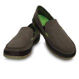  Crocs - Giày Lười Nam Stretch Sole Microsuede Loafer (Pewter/Khaki) 