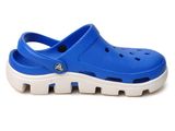  Crocs - DUET SPORT Giày Lười Clog SEA BLUE/OYSTER Nam/Nữ Unisex 