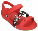  Crocs - Keeley Giày Sandal Minnie Red Bé Gái 