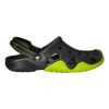  Crocs - Giày lười nam Swiftwater Clog M Black Volt Green 202251-09W (Đen xanh lá) 