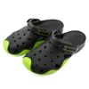  Crocs - Giày lười nam Swiftwater Clog M Black Volt Green 202251-09W (Đen xanh lá) 