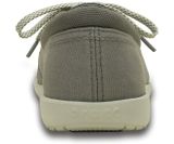  Crocs - Walu II Canvas Skimmer W Concrete/Pearl White Nữ 