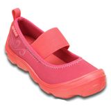  Crocs - Giày lười trẻ em Unisex Duet Busy Day Mary Jane PS Coral Raspberry 15353-6MO (Hồng) 