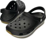  Crocs - RETRO Giày Lười Clog BLACK/LIGHT GREY Nam/Nữ Unisex 