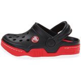  Crocs - Giày Lười Nam/Nữ Unisex Front Court Clog (Black/Red) 