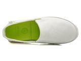  Crocs - Stretch Sole Giày Loafer W White/Volt Green Nữ 