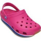  Crocs - RETRO Giày Lười Clog FUCHSIA/SEA BLUE Nam/Nữ Unisex 