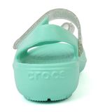  Crocs - Giày xăng đan bé gái Keeley Springtime MiniWedge PS New Mint 202613-3P7 (Xanh) 