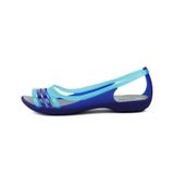 Crocs - Giày xăng đan nữ Isabella Huarache Flat W Cerulean Blue 202463-4O5 (Xanh) 