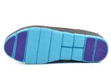  Crocs - Stretch Sole Giày Búp Bê Flat W Espresso/Electric Blue Nữ 