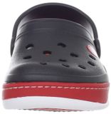  Crocs - Front Court Giày Lười Clog Kids Black/Red Bé Trai 