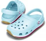  Crocs - RETRO Giày Lười Clog KIDS ICE BLUE/VIOLA Bé Trai / Bé Gái 