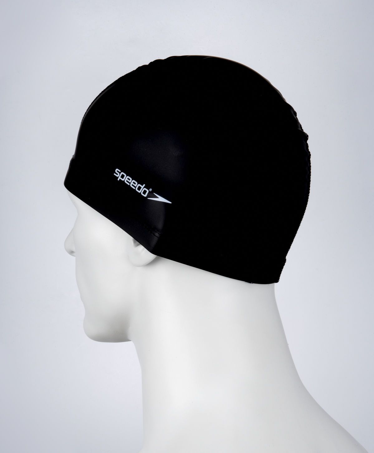  Speedo - Nón Bơi Người Lớn Pace (Đen) Chống Thấm Nước 