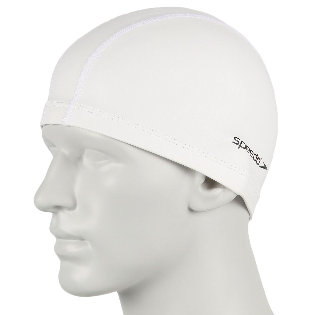  Speedo - Nón Bơi Người Lớn Ultra Pace (White) Chống Thấm Nước 