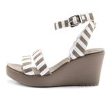 Crocs - Leigh Graphic Guốc Wedge W Nữ 