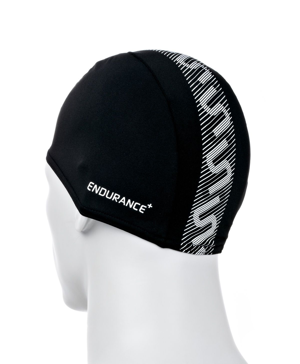  Speedo - Nón Bơi Người Lớn Vải Monogram Endurance+ (Đen/Trắng) 