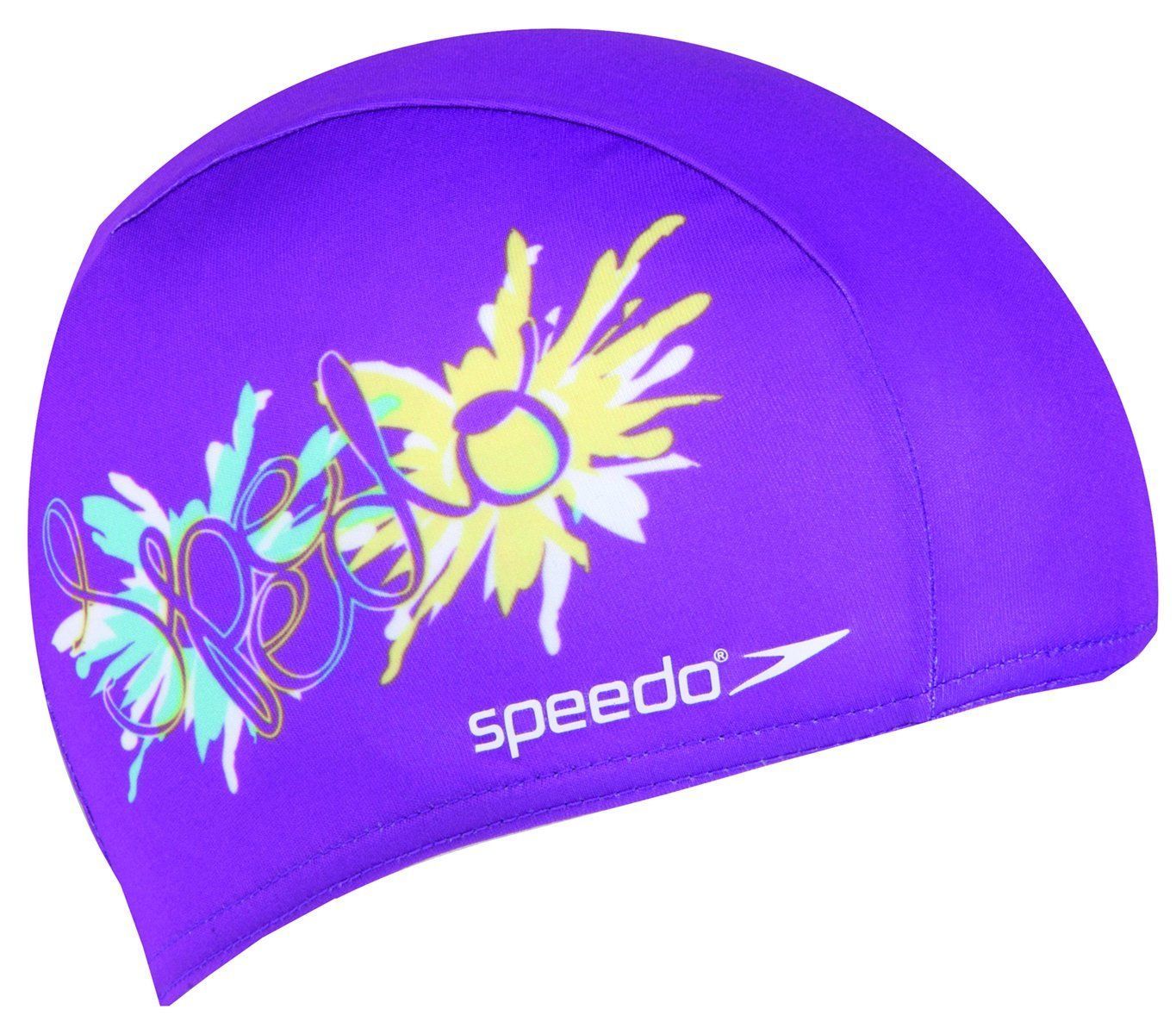  Speedo - Nón Bơi Trẻ Em Vải Polyester Printed Junior (Tím) 