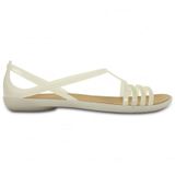  Crocs - Giày xăng đan nữ Isabella Sandal W Oyster 202465-159 (Xám trắng) 