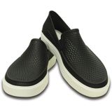  Crocs - Giày lười nam CitiLane Slip-on M Black White 202363-066 (Đen) 