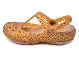  Crocs - Giày Lười Nữ Carlie Animal Wave MJ 15091-25M (Họa Tiết Da Beo) 