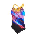  Speedo - Monokini Nữ Endurance+ Placement Digital Powerback Black/Orange 