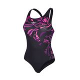  Speedo - Monokini Nữ Endurance+ Placement Powerback Print 20 Black/Grey 