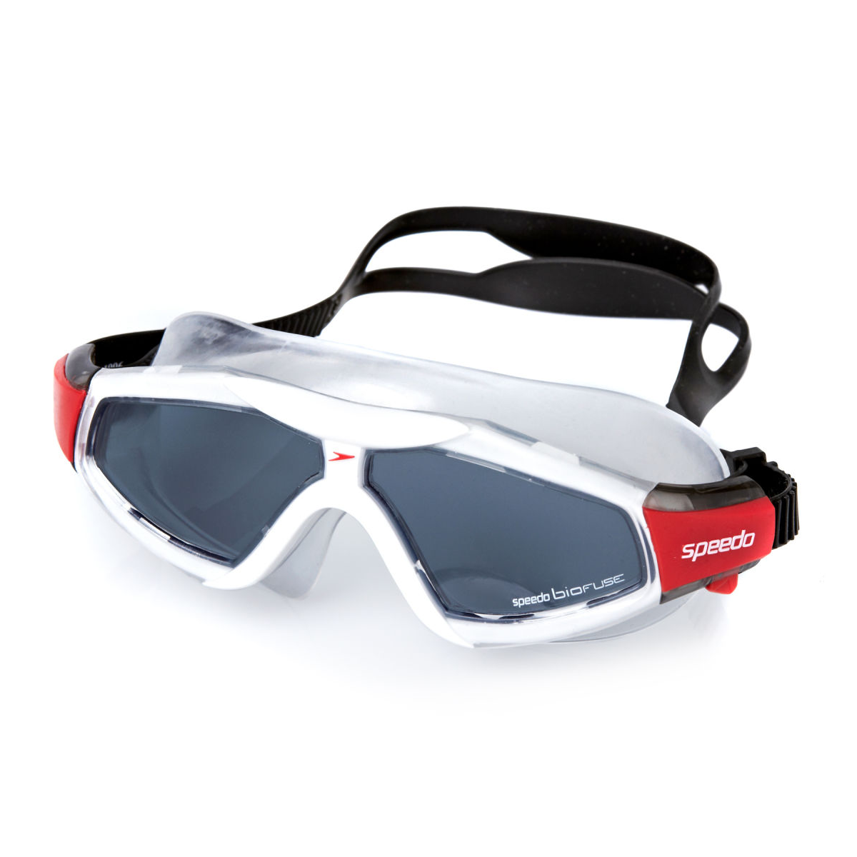  Speedo - Kính Bơi Unisex BioFUSE Rift Pro Mask (Đỏ/Kính Khói) 