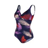  Speedo - Monokini Nữ Endurance 10 Twist Front Allover U-Back 1 Piece  Navy/Orange 