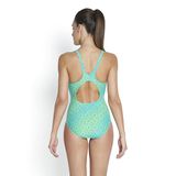  Speedo - Monokini Nữ Endurance 10 Monogram Allover Muscleback Blue/Green 