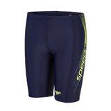  Speedo - Quần bơi bé trai 8-09531A766 Sports Logo Panel Jammer (Xanh vàng) 