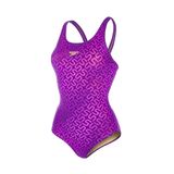  Speedo - Monokini Nữ Endurance 10 Monogram Allover Muscleback Purple/Pink 
