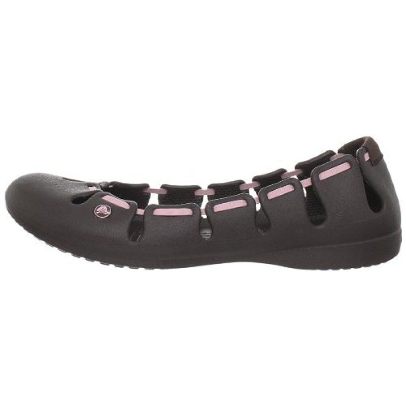 Crocs Springi Crocs - Springi Giày Búp Bê Flat w espresso/petal pink Nữ – Khan Nen ...