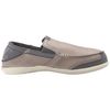  Crocs - Giày Lười Nam Walu Express Leather 201362-0E9 (Nâu-Xám) 