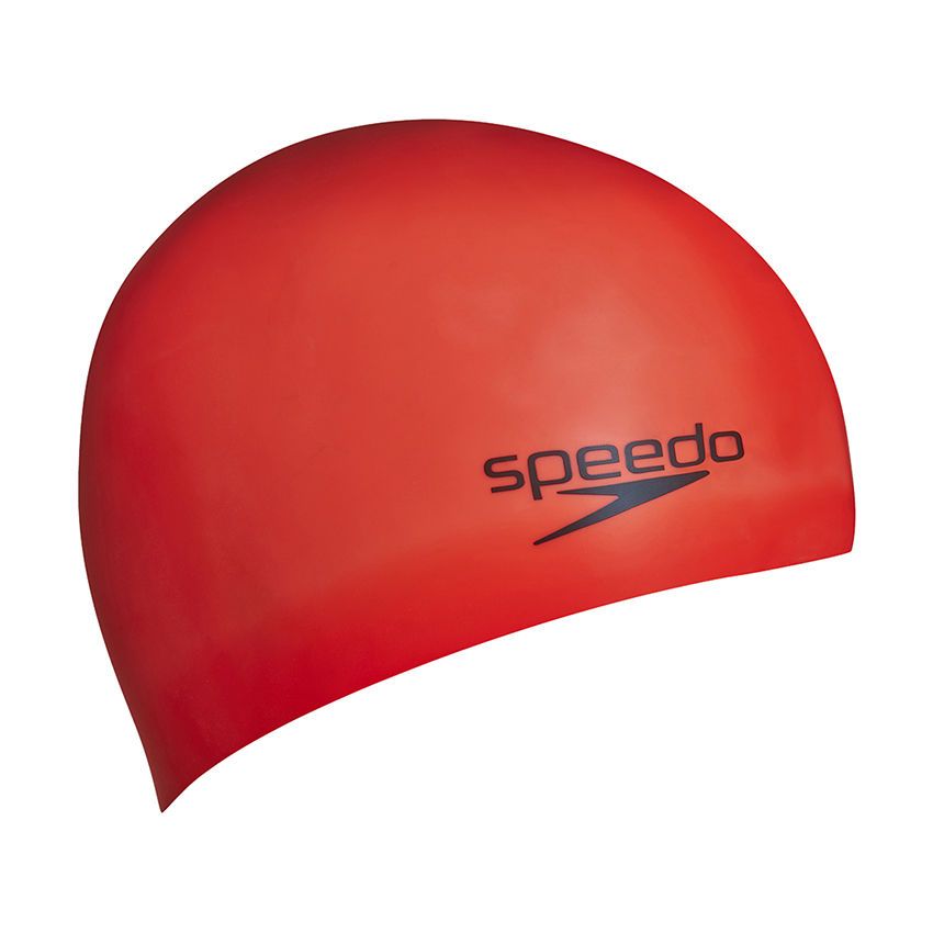  Speedo - Nón bơi 8-709849853(Đỏ đen) 