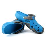  Crocs - Giày xăng đan nam Swiftwater Clog M Ultramarine Graphite 202251-4GM (Xanh) 