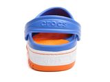  Crocs - Front Court Giày Lười Clog Kids Sea Blue/Orange Bé Trai 