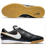  Nike - Giày thể thao nam TIEMPO GENIO II LEATHER IC 819215-010 (Đen) 