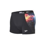  Speedo - Quần Bơi Nam Aquashort Endurance+ Digital Placement V Panel (Black/Blue) 