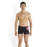  Speedo - Quần Bơi Nam Aquashort Endurance+ Digital Placement V Panel (Black/Blue) 