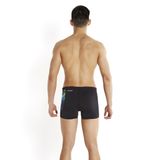  Speedo - Quần Bơi Nam Aquashort Endurance+ Digital Placement V Panel (Black/Blue) 
