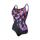  Speedo - Monokini Nữ Endurance+ Essential Core U-Back Placement 1 Piece Print 2 (Black/Red) 