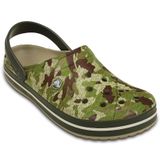  Crocs - Giày lười Unisex Crocband Camo Clog Dusty Olive Unisex 203191-3J5 (Camo) 