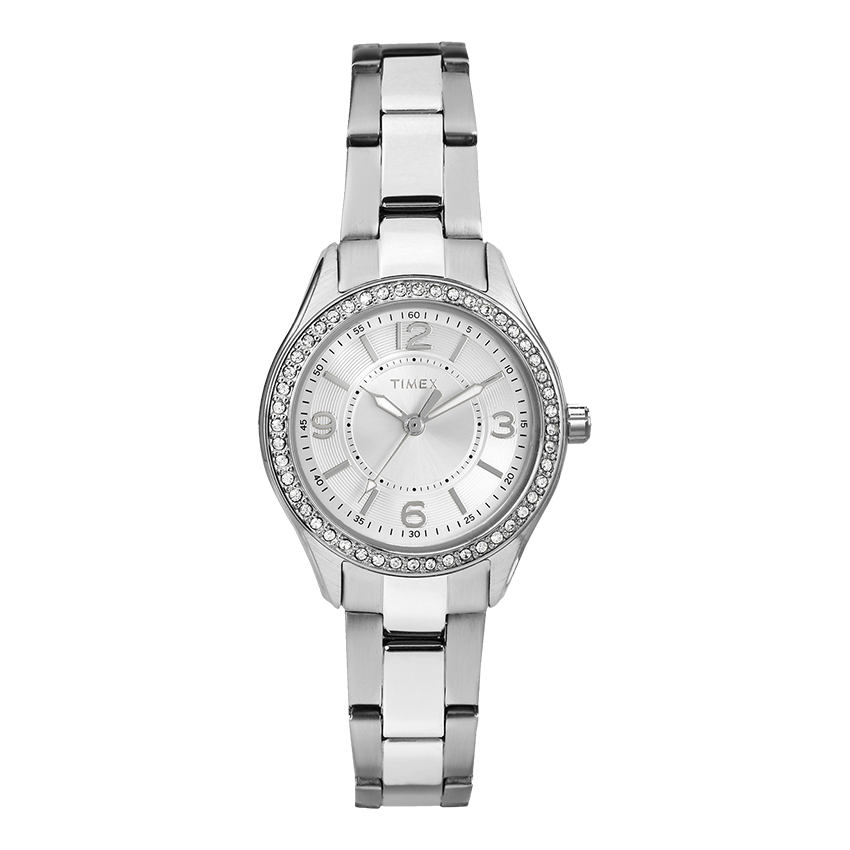  Timex - Đồng Hồ Thời Trang Nữ Dây kim loại  TW2P79800 (Trắng) 