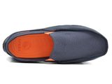  Crocs - Tideline Sport Canvas Giày Lười M Navy/Cosmic Orange Nam 
